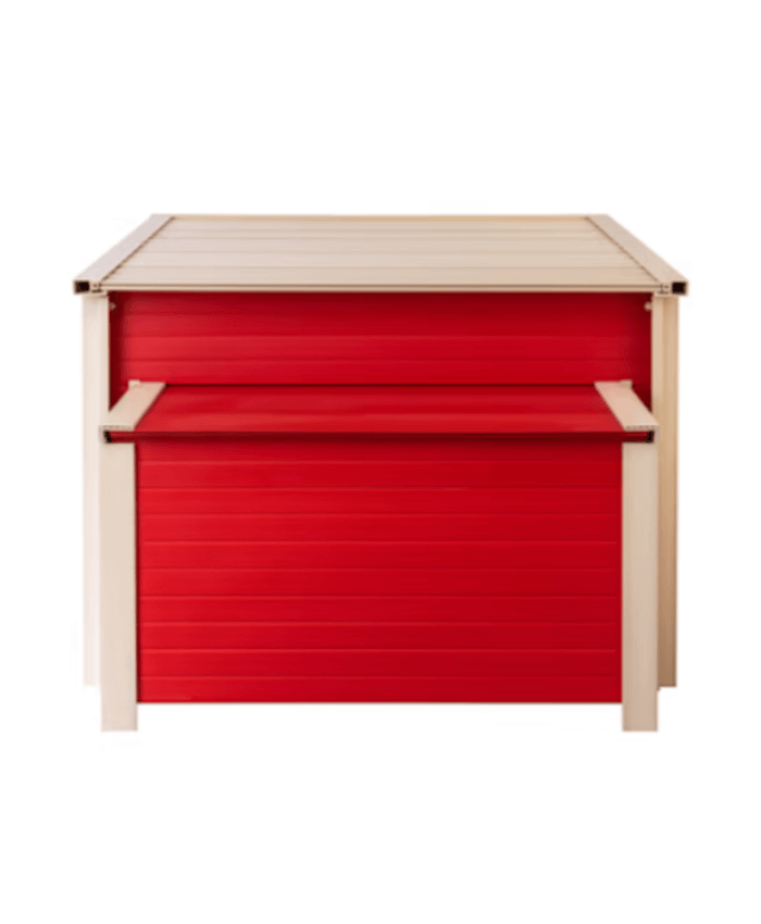 ecoFLEX Jumbo Fontana Chicken Barn in Red, 54.1
